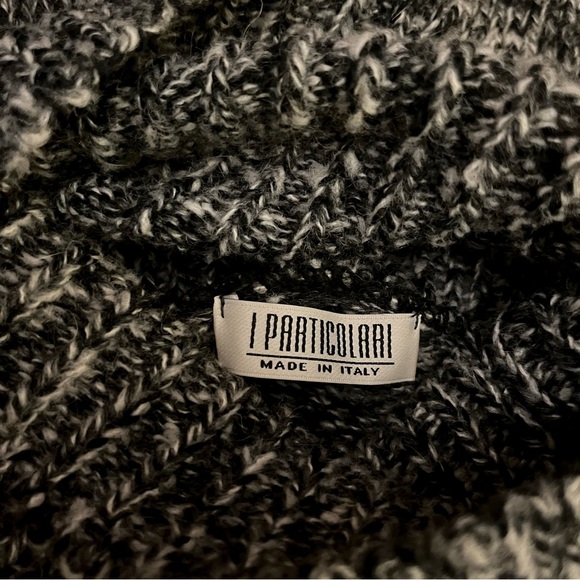 Particolari Made in Italy Women’s Floral Embroidery Wool Turtleneck Sweater L - Picture 5 of 6